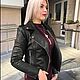 Куртка-косуха из натуральной кожи питона!. Куртки. YANA KRAFT BRAND. Ярмарка Мастеров.  Фото №4