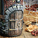 Dragon Castle, Замок с драконом, декоративная бутылка фентези, Бутылки, Санкт-Петербург,  Фото №1