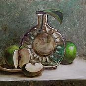 Картины и панно handmade. Livemaster - original item Pictures: Still life with apples. Handmade.