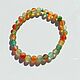 Rainbow agate bracelet for women made of natural stone. Bead bracelet. BalticAmberJewelryRu Tatyana. My Livemaster. Фото №4