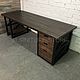  Рабочий стол в стиле лофт из ясеня. Столы. furniture store. Ярмарка Мастеров.  Фото №4