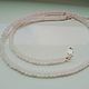 Order Choker made of rose quartz faceted and 925 sterling silver. marusjy. Livemaster. . Chokers Фото №3
