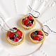 'Tartlets with berries', Jewelry Sets, Troitsk,  Фото №1
