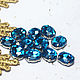 Order Rhinestones oval 10/8 mm Blue in a frame. agraf. Livemaster. . Rhinestones Фото №3