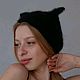 Заказать Коточепчик шапка из пуха норки. Топ-топ, мастер Марина. Ярмарка Мастеров. . Шапки Фото №3