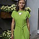Order Bright green knitted dress. Алена Тимофеева (indeeza). Livemaster. . Dresses Фото №3