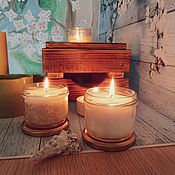 Set: Aroma candles with a natural sweet composition