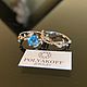 Помолвочное кольцо из белого золота с бриллиантами и топазом. Кольца. POLYAKOFF JEWELRY. Ярмарка Мастеров.  Фото №4