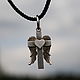 Pendant silver Winged cross. Pendants. kot-bayun. Online shopping on My Livemaster.  Фото №2