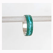 Украшения handmade. Livemaster - original item Silver ring malachite turquoise. Handmade.