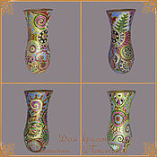 Для дома и интерьера handmade. Livemaster - original item Interior vase "Lace patchwork". Handmade.