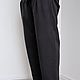 Брюки мужские из конопляного холста Canvas Hemp Two Pleat Pant Grey. Брюки мужские. VÄN Studio. Ярмарка Мастеров.  Фото №6