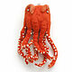 suspension: ' Octopus' (wool, neps), Pendants, Voronezh,  Фото №1