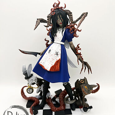 Фигурка Alice: Madness Returns. . Подарки к праздникам ручной работы - Ярмарка Мастеров Подарки к праздникам ручной работы. Ярмарка Мастеров - ручная работа Фигурка Alice: Madness Returns. Handmade.