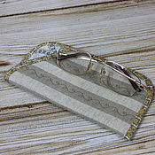 Сумки и аксессуары handmade. Livemaster - original item Eyeglass case, Made of fabric, Quilted, Cotton. Handmade.