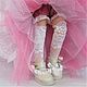 OOAK Paola Reina Marshmallow doll, raspberry-creamy cloud. Custom. kuklandia-maria. My Livemaster. Фото №6