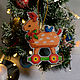 Order Christmas toy Deer. WILD FOREST. Things with a soul. Livemaster. . Christmas decorations Фото №3