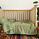 Детское одеяло из муслина, цвет зеленый. Одеяло для детей. parapete. Интернет-магазин Ярмарка Мастеров.  Фото №2