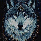 Материалы для творчества handmade. Livemaster - original item Kits for embroidery with beads: wolf. Handmade.