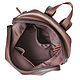 Leather backpack 'Argentum' (dark brown). Backpacks. Russian leather Guild. Online shopping on My Livemaster.  Фото №2