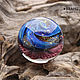 Space Rose - Glass Balloon Marble Lampwork - Flower Universe, Crystal ball, Moscow,  Фото №1