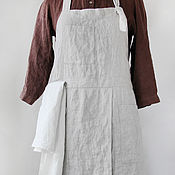 Для дома и интерьера handmade. Livemaster - original item Perfect apron (unisex) made of 100% linen. Handmade.