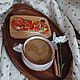 Лодочка из дерева. Подача блюд. Сервировка стола. Блюдо. Wood apple decor. Ярмарка Мастеров.  Фото №14