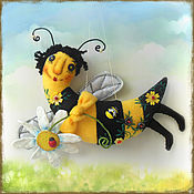 Куклы и игрушки handmade. Livemaster - original item Garret doll: Bee - interior toy. Handmade.