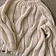 Order Jerseys: Women's knitted sweater with braids milk oversize. Kardigan sviter - женский вязаный свитер кардиган оверсайз. Livemaster. . Jumpers Фото №3