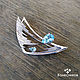 THAW brooch (925 silver, Topaz natural). Brooches. jewelart. Online shopping on My Livemaster.  Фото №2