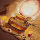 Cross stitch kit according to the author's scheme Picture Hedgehog and starfall. Embroidery kits. irina-cross-stitch. My Livemaster. Фото №6