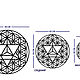 Заказать Цветок Жизни Меркаба, декорация настенная, декор для интерьера. Wooden Decor Shop. Ярмарка Мастеров. . Элементы интерьера Фото №3