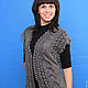 3 downy knitted grey vest, clothing, knit. Vests. Nadegda , pukhovyy platok. Online shopping on My Livemaster.  Фото №2