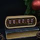 Lamp clock Solid oak by Lauro Preto on IN-12 indicators. Tube clock. Tube-time (tube-time). My Livemaster. Фото №11