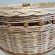 Jewelry box with beads, woven from willow twigs. Box. Elena Shitova - basket weaving. My Livemaster. Фото №5