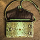 Bag leather Python Valencia. Classic Bag. KolibriLeather. Online shopping on My Livemaster.  Фото №2