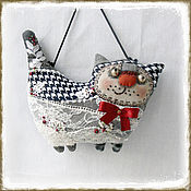 Куклы и игрушки handmade. Livemaster - original item Soft toys: winter cat. Handmade.