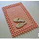 Mat rug, crocheted of polyester cord Pink bumps, Carpets, Kabardinka,  Фото №1
