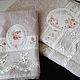 Order PINK BOUQUETS-towels with a cuff and lace in the assortment. HOME TEXTILE (jannet). Livemaster. . Towels Фото №3