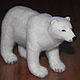 Order Polar bear, felted toy. zverki (zverki). Livemaster. . Felted Toy Фото №3