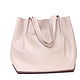 Shopper Bag Leather Pink Tote Shoulder Bag. Tote Bag. BagsByKaterinaKlestova (kklestova). My Livemaster. Фото №4