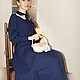 Long dress with wide skirt 'Russian house'. Dresses. Lana Kmekich (lanakmekich). My Livemaster. Фото №5