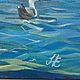 Картина " Океан ". Картины. Живописные картины  Елены Никоновой (ELNM). Ярмарка Мастеров.  Фото №6
