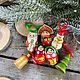 Мини игрушки(7 шт.)в коробочке"С новым годом"№3. Новогодние сувениры. Творческая мастерская Донсковой К. Ярмарка Мастеров.  Фото №4