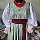 Полуплатье в традиционном стиле. Сарафаны. СорОчица. Интернет-магазин Ярмарка Мастеров.  Фото №2