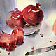 Painting watercolor. still life with pomegranates. Pictures. ArtShipilina. My Livemaster. Фото №4