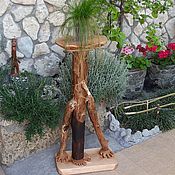 Для дома и интерьера handmade. Livemaster - original item stand for flowers made of wood. Handmade.
