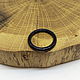 16 Thin black agate ring. Rings. Selberiya shop. My Livemaster. Фото №6