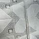White Star tablecloth, handmade, Holland, Vintage textiles, Arnhem,  Фото №1