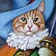 Painting Puss in boots 40*60 cm. Pictures. Ermolaeva Olesya. My Livemaster. Фото №4